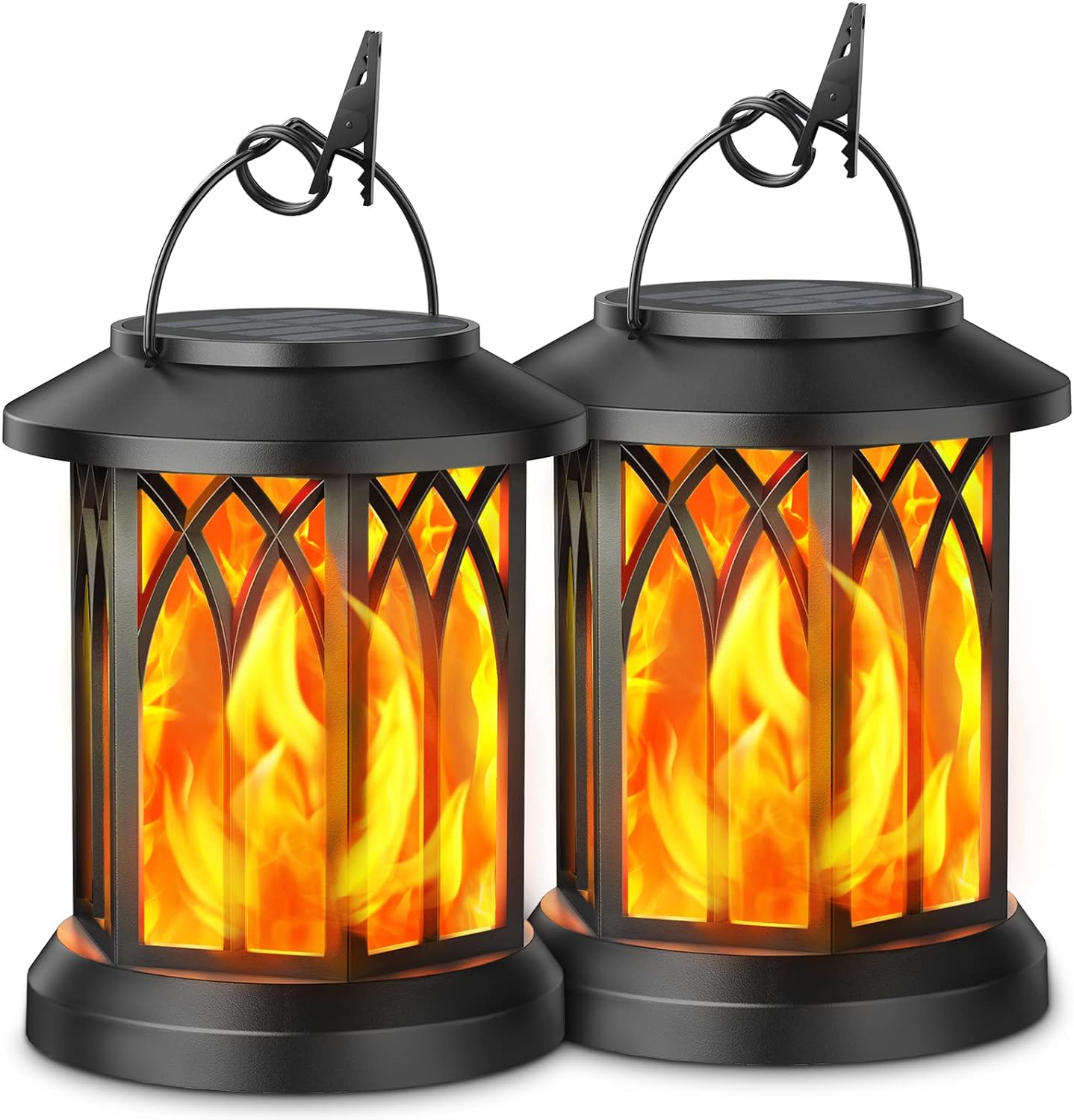 Flame Solar Lantern Outdoor Waterproof Light