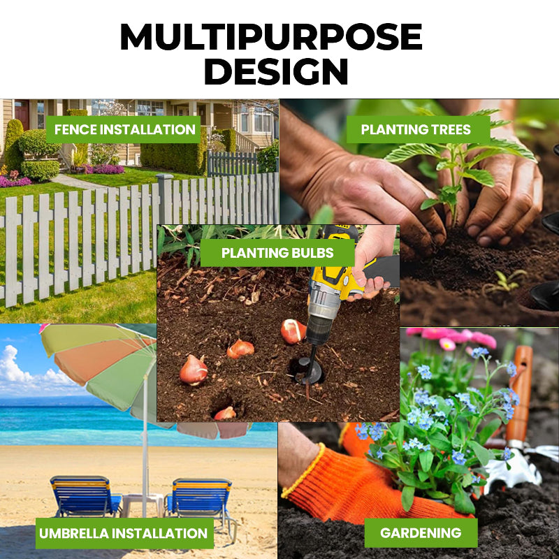 23"x1.6" 8-Lap Spiral Auger Drill Bit | Jayzod official