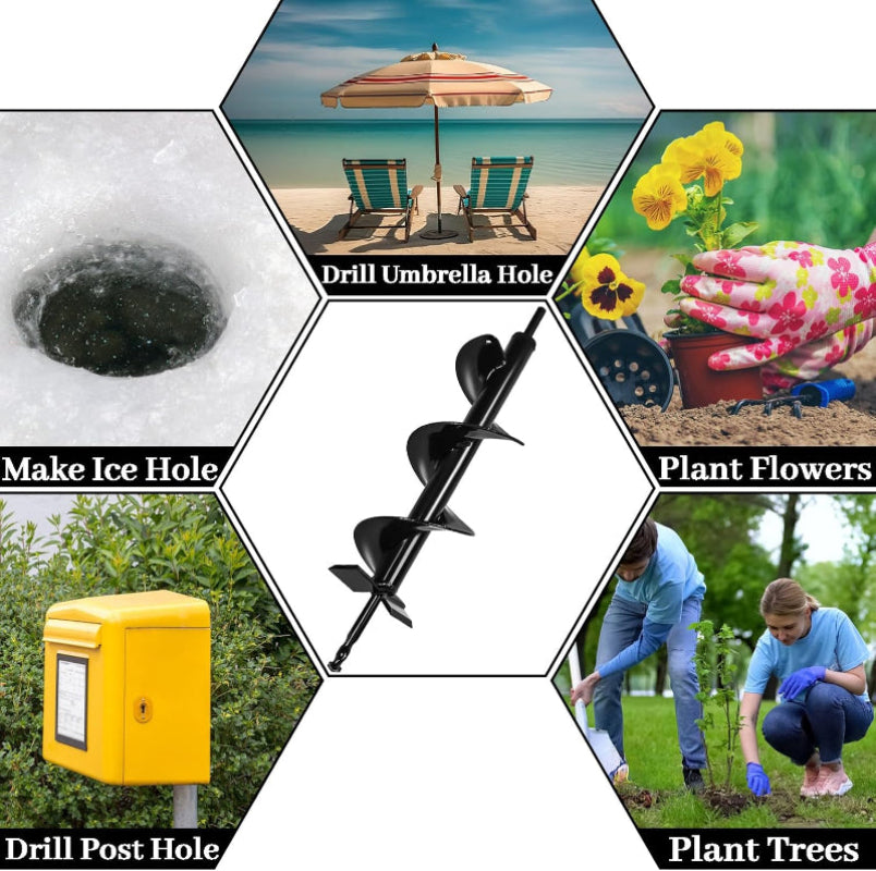 4×16″ Garden Auger Drill Bit | Jayzod official