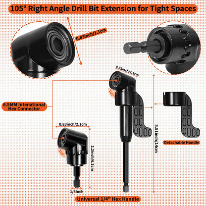 🔥Last Day 50% off 🔥 33-Piece Drill Extension Set Designed 🔩  for Tight Spaces & Tough Angles