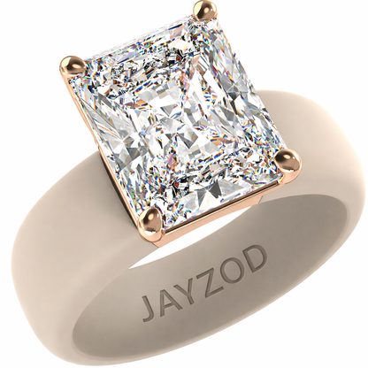🔥Last Day 50% off 🔥Jayzod Silicone Ring – Emerald Cut CZ