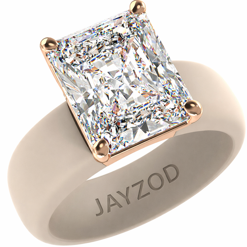 🔥Last Day 50% off 🔥Jayzod Silicone Ring – Emerald Cut CZ