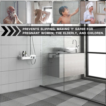 🔥Hot Sell Non Slip Waterproof PVC Drainage Mat 12pcs 🔥