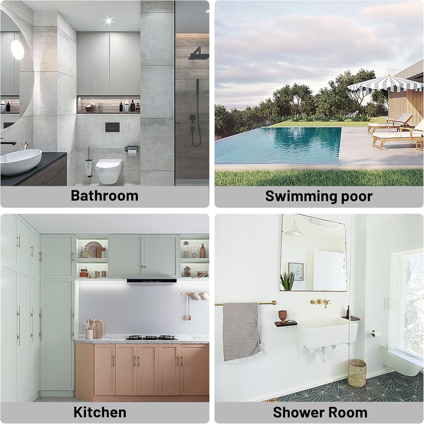 🔥Hot Sell Non Slip Waterproof PVC Drainage Mat 12pcs 🔥