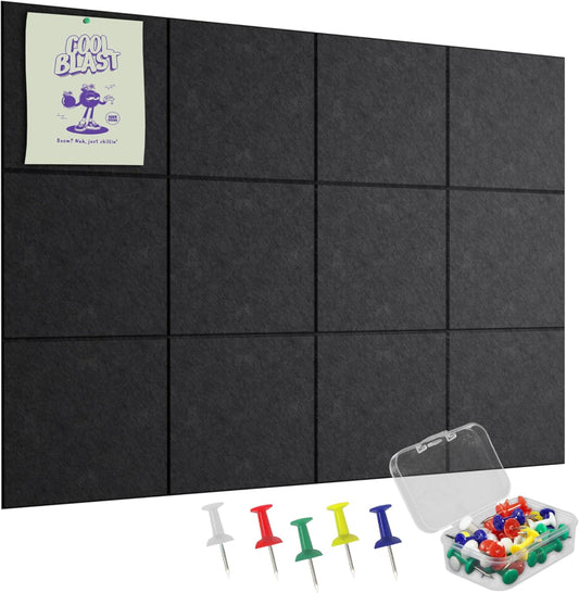 12 Pack Large Cork Board for Wall | Jayzod official 48*36 inch