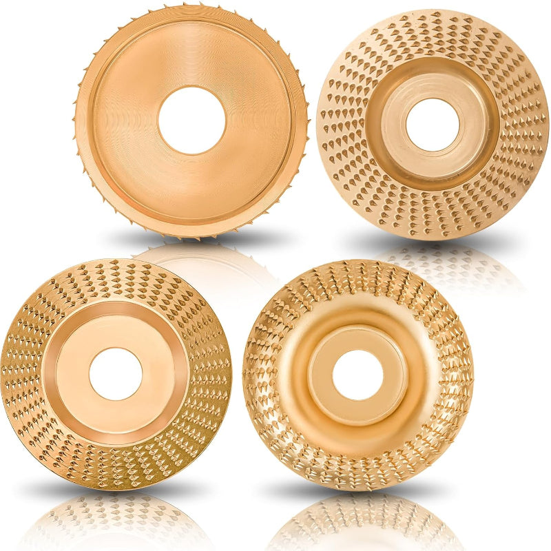 4/13 PCS Angle Grinder Wood Carving Disc Set