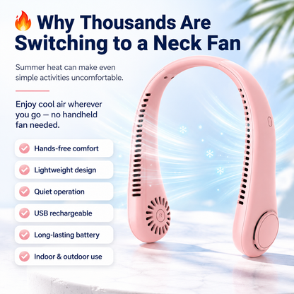 New Portable Neck Fan