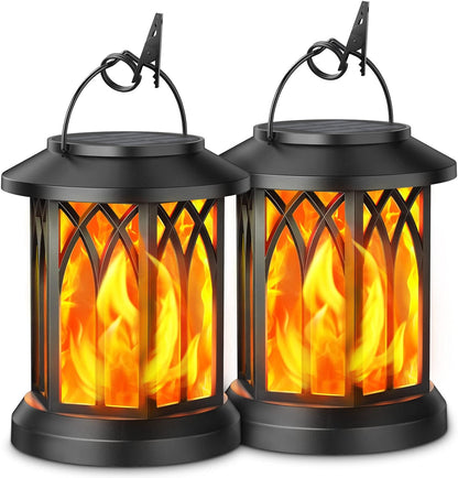 Flame Solar Lantern Outdoor Waterproof Light