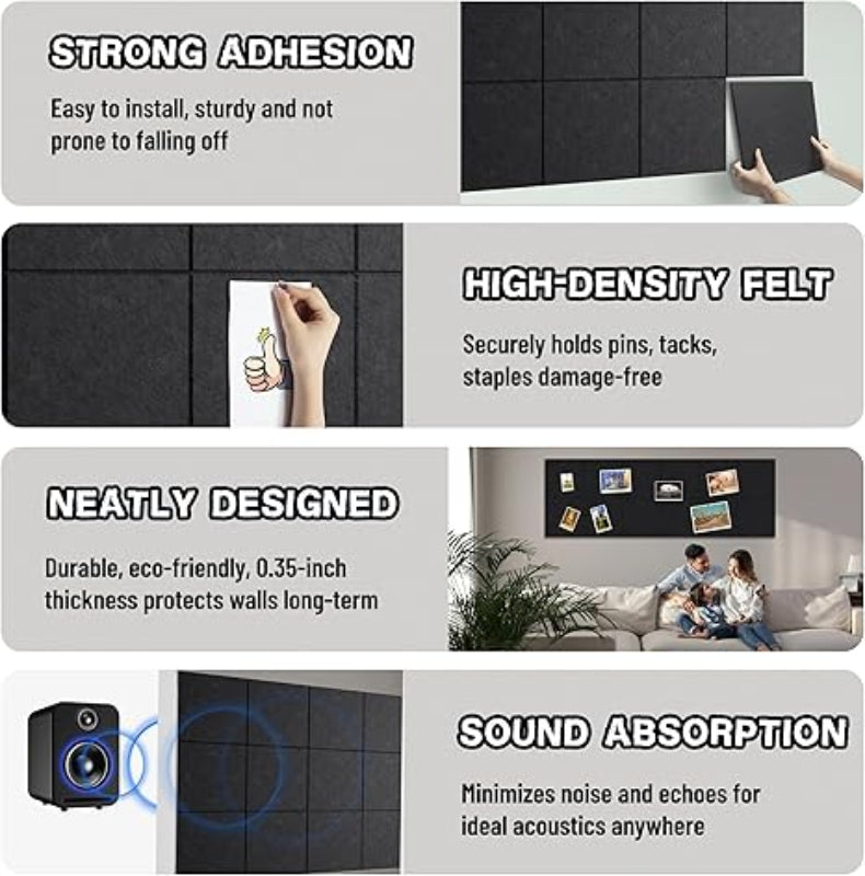 12 Pack Large Cork Board for Wall | Jayzod official 48*36 inch