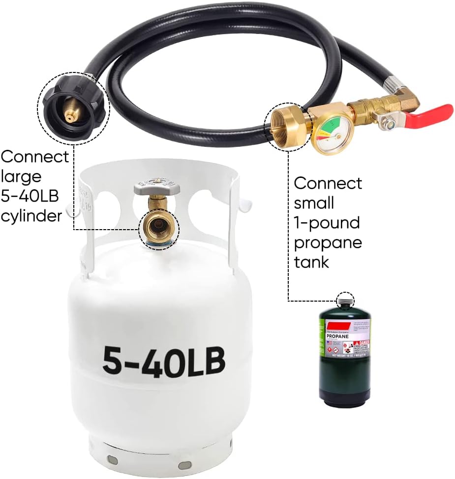 🏆Only $29.99Last Day Promotion!🔥36 Inch Propane Gas Tank Adapter Connector