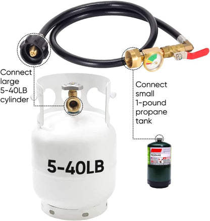🏆Only $26.99 Last Day Promotion!🔥36 Inch Propane Gas Tank Adapter Connector