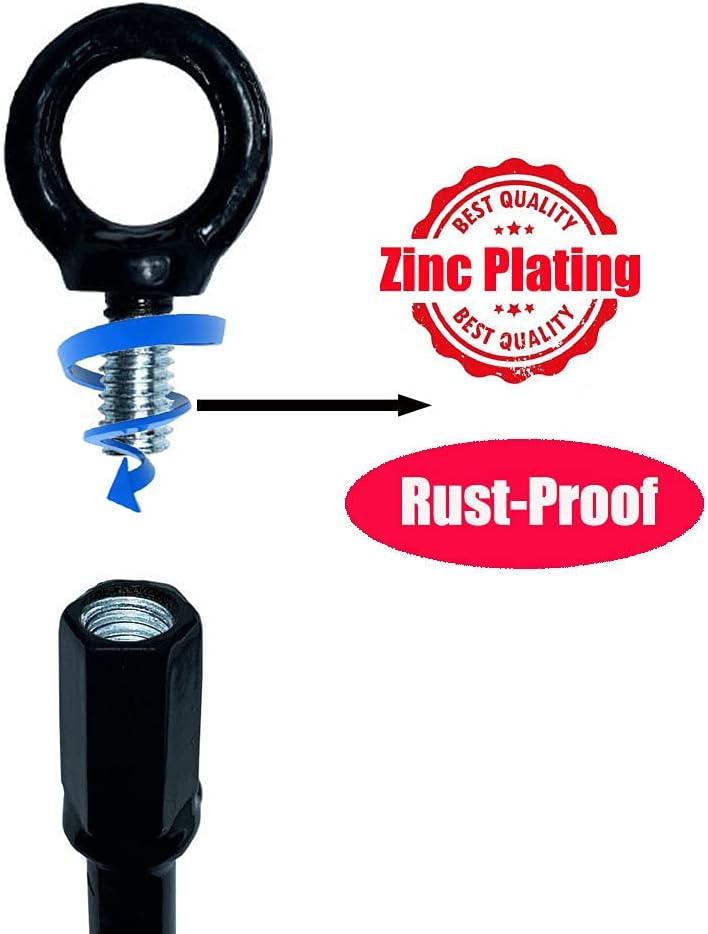 18" Ground Anchor Kit (4-Pack) – Heavy Duty Metal Stakes for Tents, Trampolines, and More