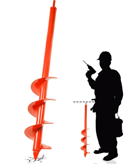 4" x 25" Upgraded Garden Auger Drill Bit |Jayzod official