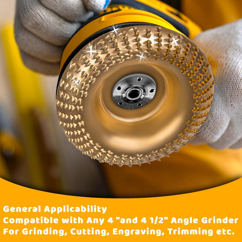 4/13 PCS Angle Grinder Wood Carving Disc Set