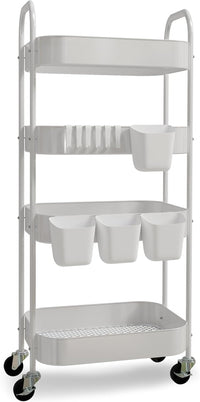4-Tier Rolling Cart