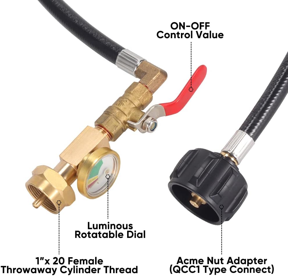 🏆Only $29.99Last Day Promotion!🔥36 Inch Propane Gas Tank Adapter Connector