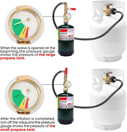 🏆Only $26.99 Last Day Promotion!🔥36 Inch Propane Gas Tank Adapter Connector