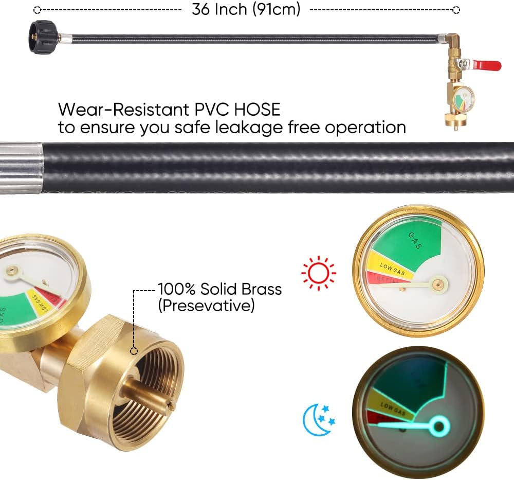 🏆Only $29.99Last Day Promotion!🔥36 Inch Propane Gas Tank Adapter Connector