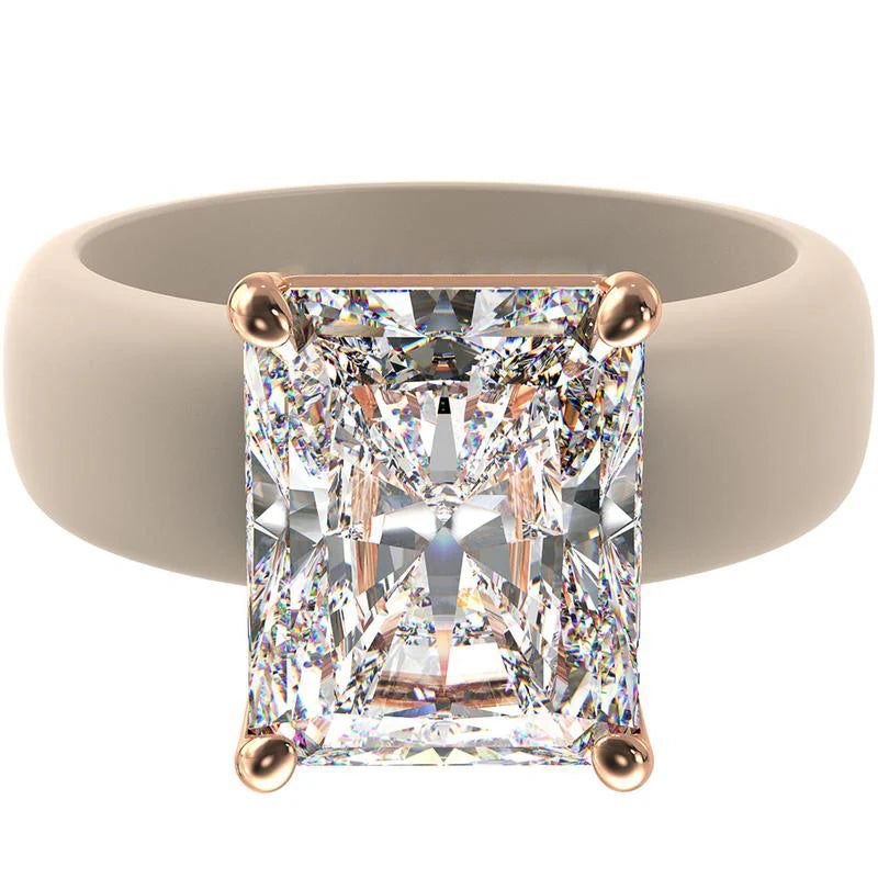 🔥Last Day 50% off 🔥Jayzod Silicone Ring – Emerald Cut CZ