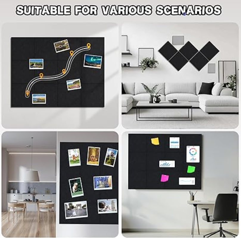 12 Pack Large Cork Board for Wall | Jayzod official 48*36 inch