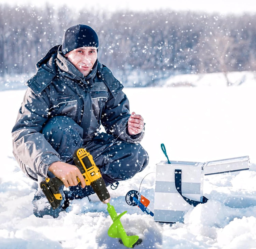 4" x 16" Heavy Duty Garden Auger Drill Bit – Double Blade for Planting, 3/8" Hex Drive