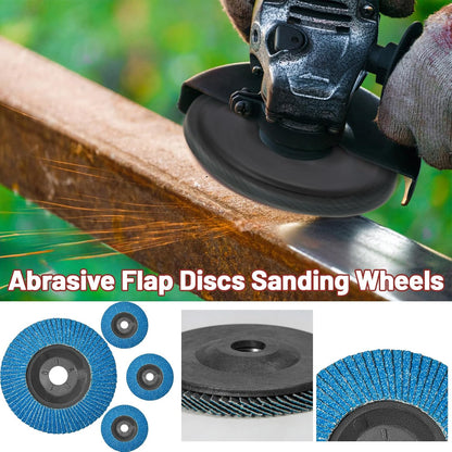 11PCS Wood Carving Disc Set for 4" or 4 1/2" Angle Grinder – Woodworking Attachment for Cutting, Carving, Polishing
