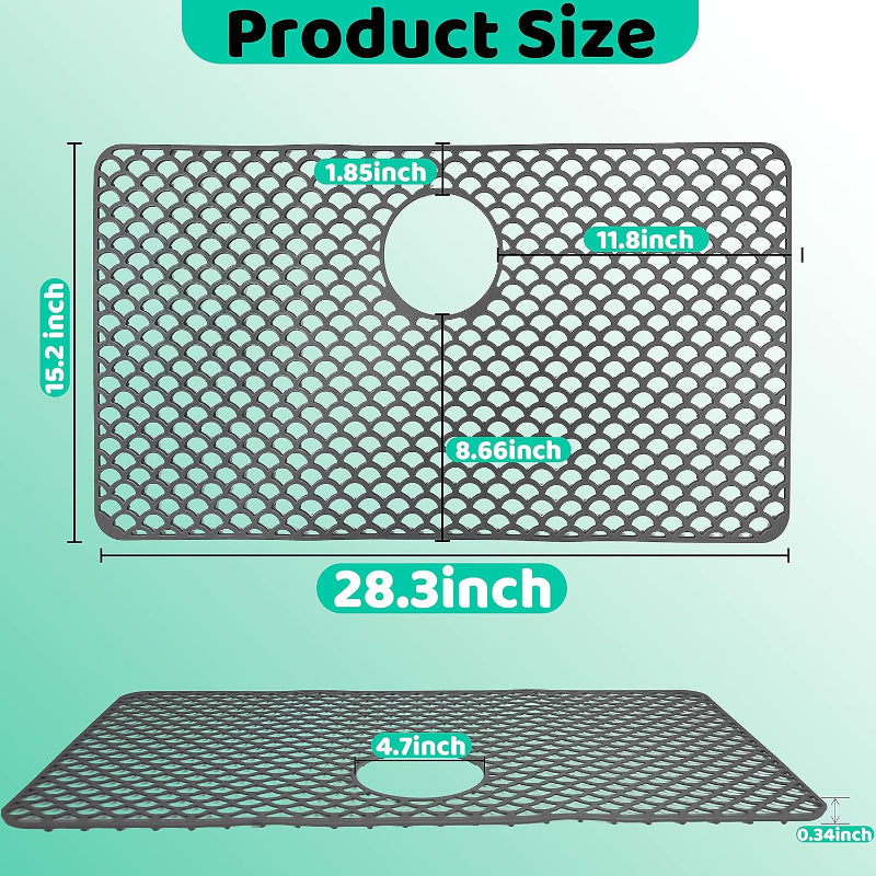 Stainless Steel Porcelain Sink Mat | Jayzod official 