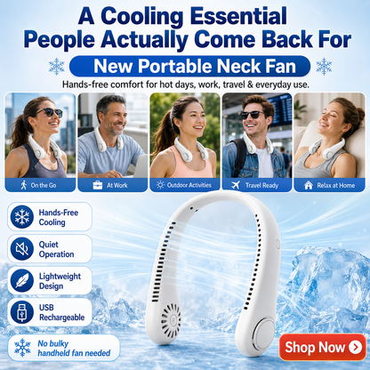 New Portable Neck Fan