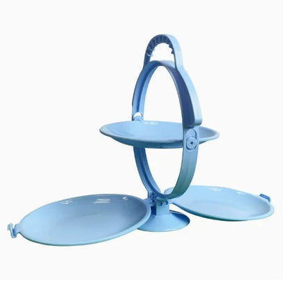 Foldable Mirror Shape Dried Fruit Tray